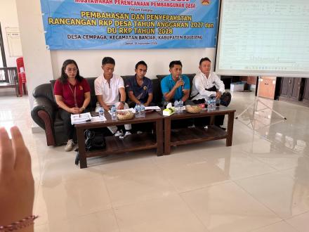 Sepakati Rencana Kerja 2027,Desa Cempaga